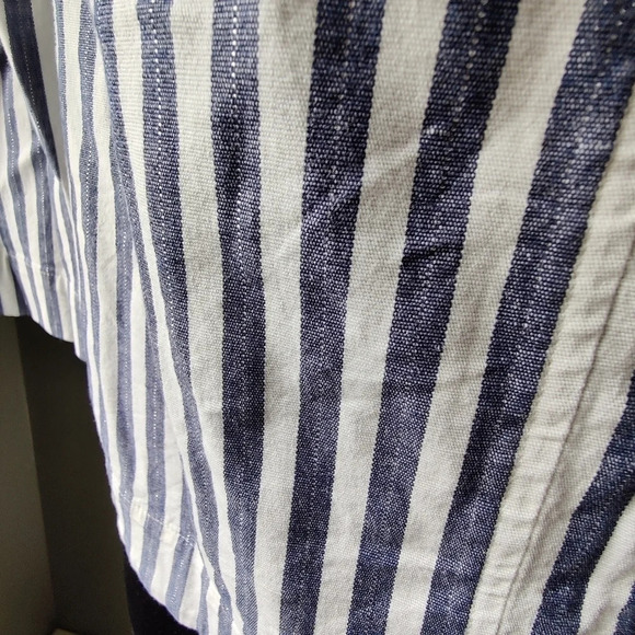 Madewell Shimmer Stripe Off the Shoulder Top - Picture 5 of 7